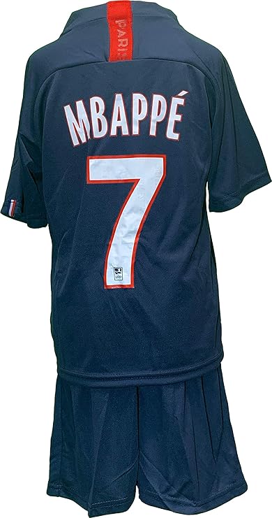 Buy Chivalion Mbappe Jersey Youth 19-20 Home #7 MBAPPE Kids Or Youth Soccer Jersey PSG (Blue 