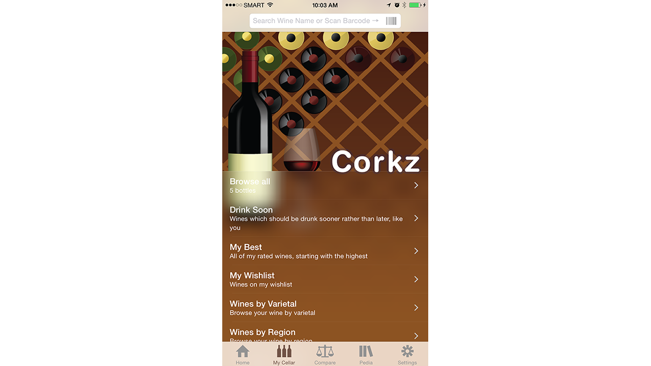 Corkz Wine Info Scanner, Cellar ManagementAmazon.co.ukAppstore for Android