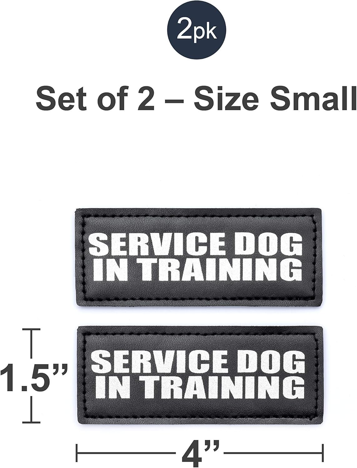 therapy dog in training patch