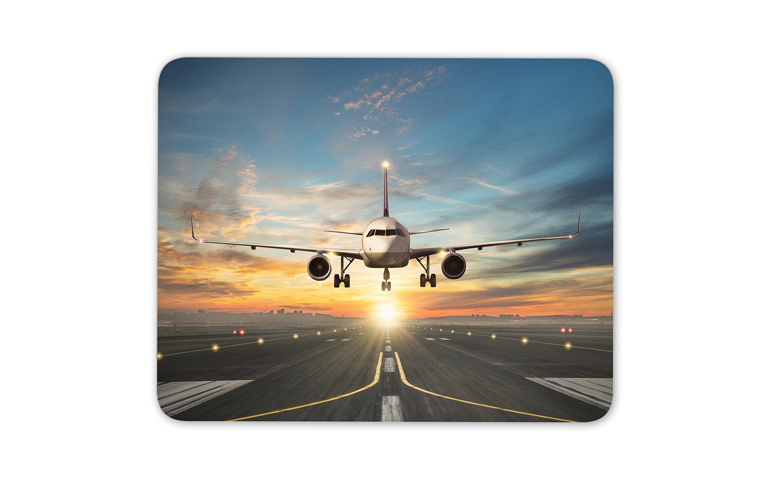 Destination Vinyl Ltd Flying Plane Mouse Mat Pad - Jet Aircraft Aeroplane Dad PC Computer #8561