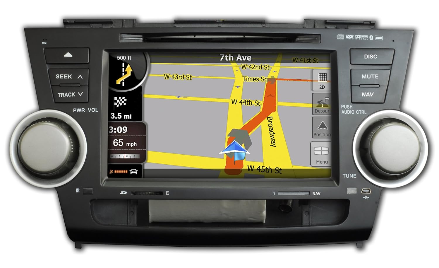 Amazon.com: Rosen 2009-12 Toyota Highlander In-dash Multi-media Navigation  System: GPS & Navigation