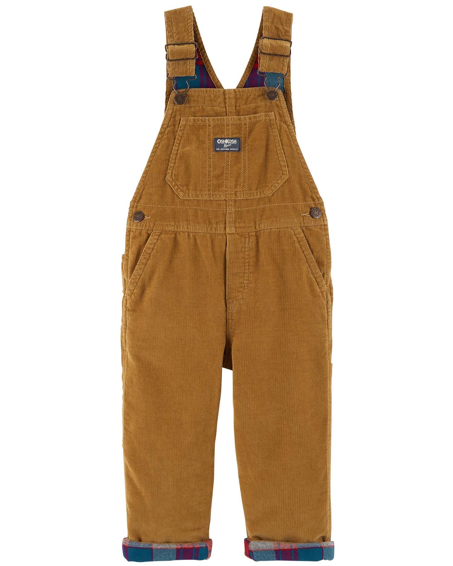 boys khaki overalls