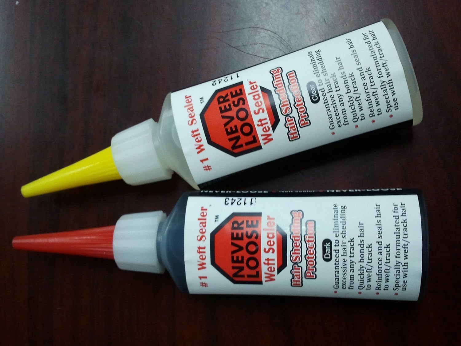 NEVER LOOSE Weft Sealer/ Hair Shedding Protection Glue Clear by NEVER