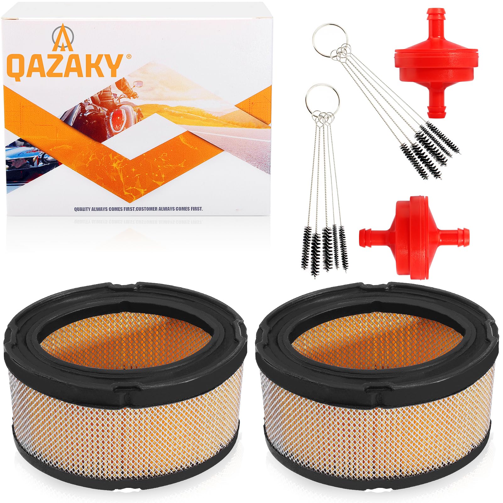QAZAKY 2Pcs Filter Cleaner Compatible with Tecumseh 33263 33268 H80 HM70 HM80 HM100 HXL840 TVM195 VM80 7HP 8HP 10HP M49746 N49746 100115 056022 702232 B1SB2775 TAF125 2618215 30100 702232 2775 MTD