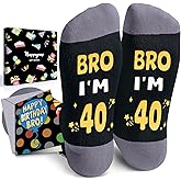 HAPPYPOP Birthday Gift Ideas - Socks for 20 21 30 40 Year Olds for Woman Man Women Men