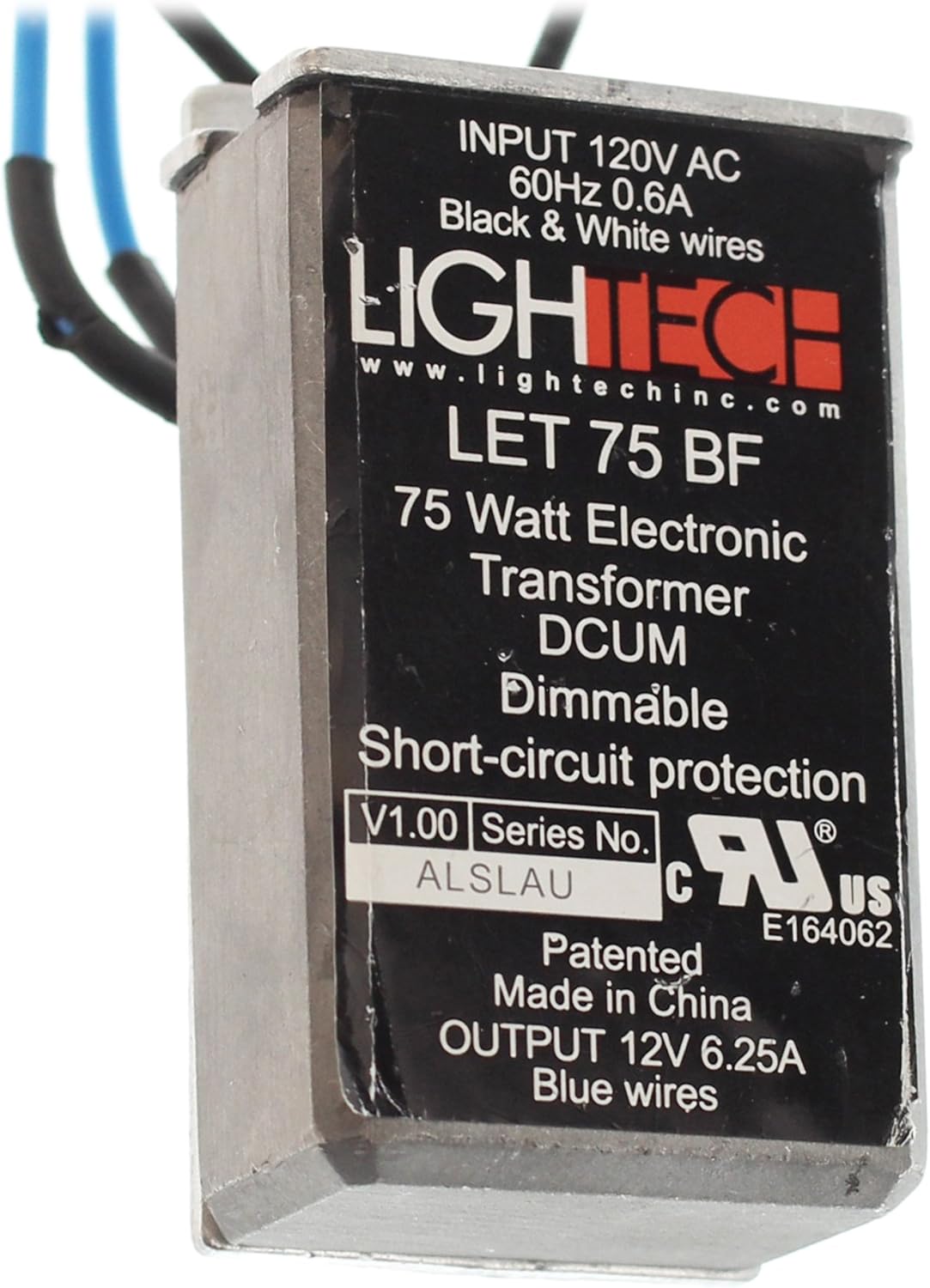 GE 66946 75 watt 120 volt Electronic Transformer (LET 75 BF), Low