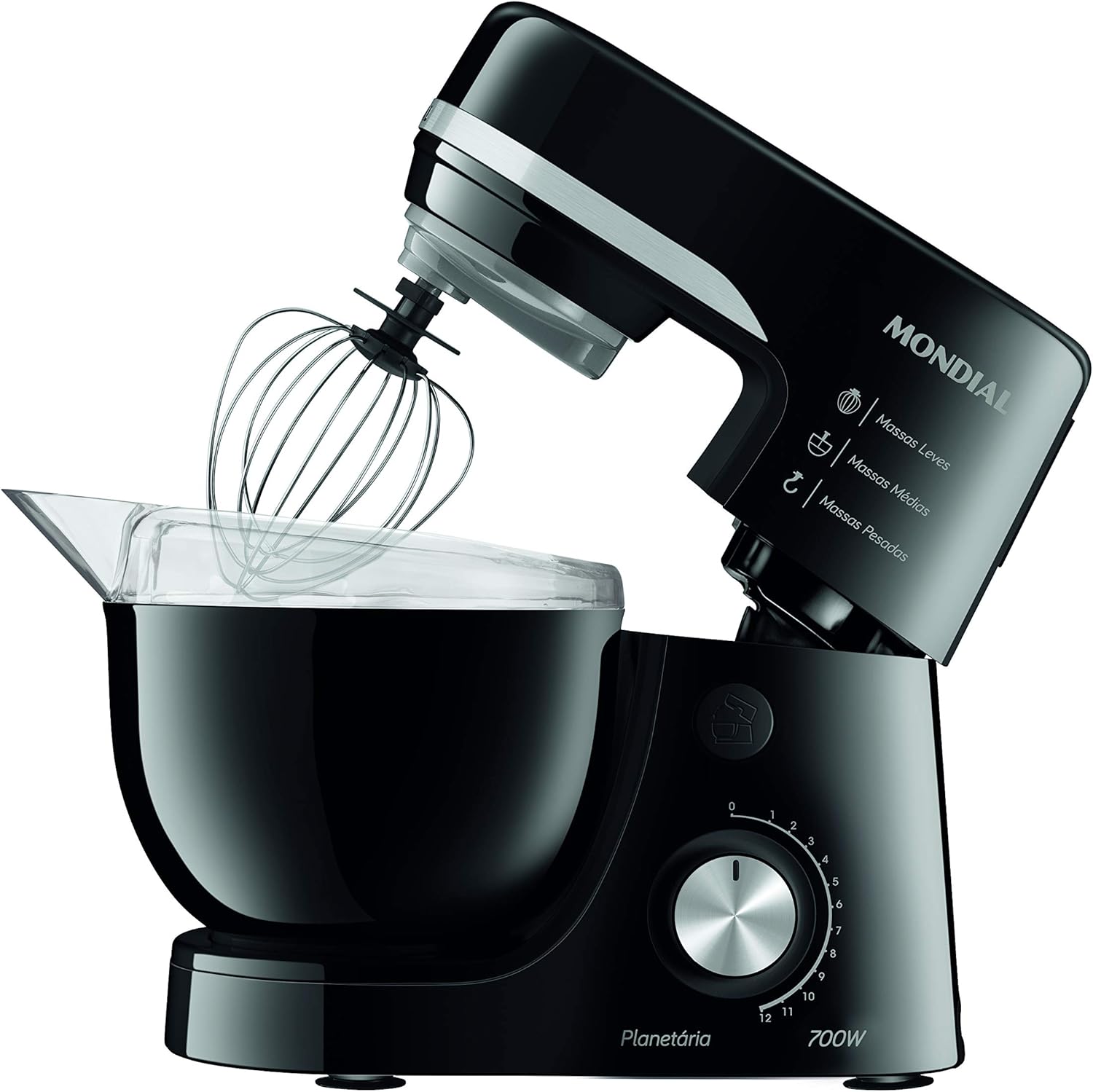Batedeira Planetária 700W 127V Preta Mondial BP-03-B