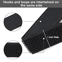 1"x16Ft Hook and Loop Straps with 25 Metal