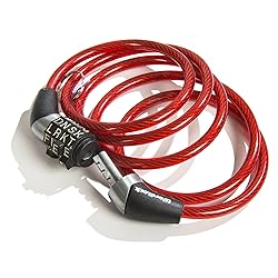 Wordlock CL-455-RD Non-Resettable Combination Cable