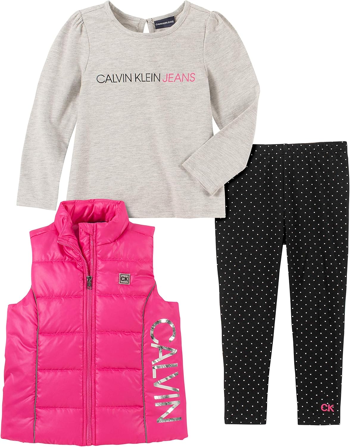 calvin klein pink vest