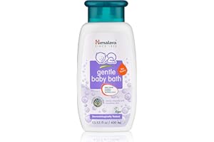 Himalaya Gentle Baby Bath, Baby Wash, Free From Parabens, SLS/SLES and Phthalates, Dermatologist Tested, 13.53 oz (400 ml)
