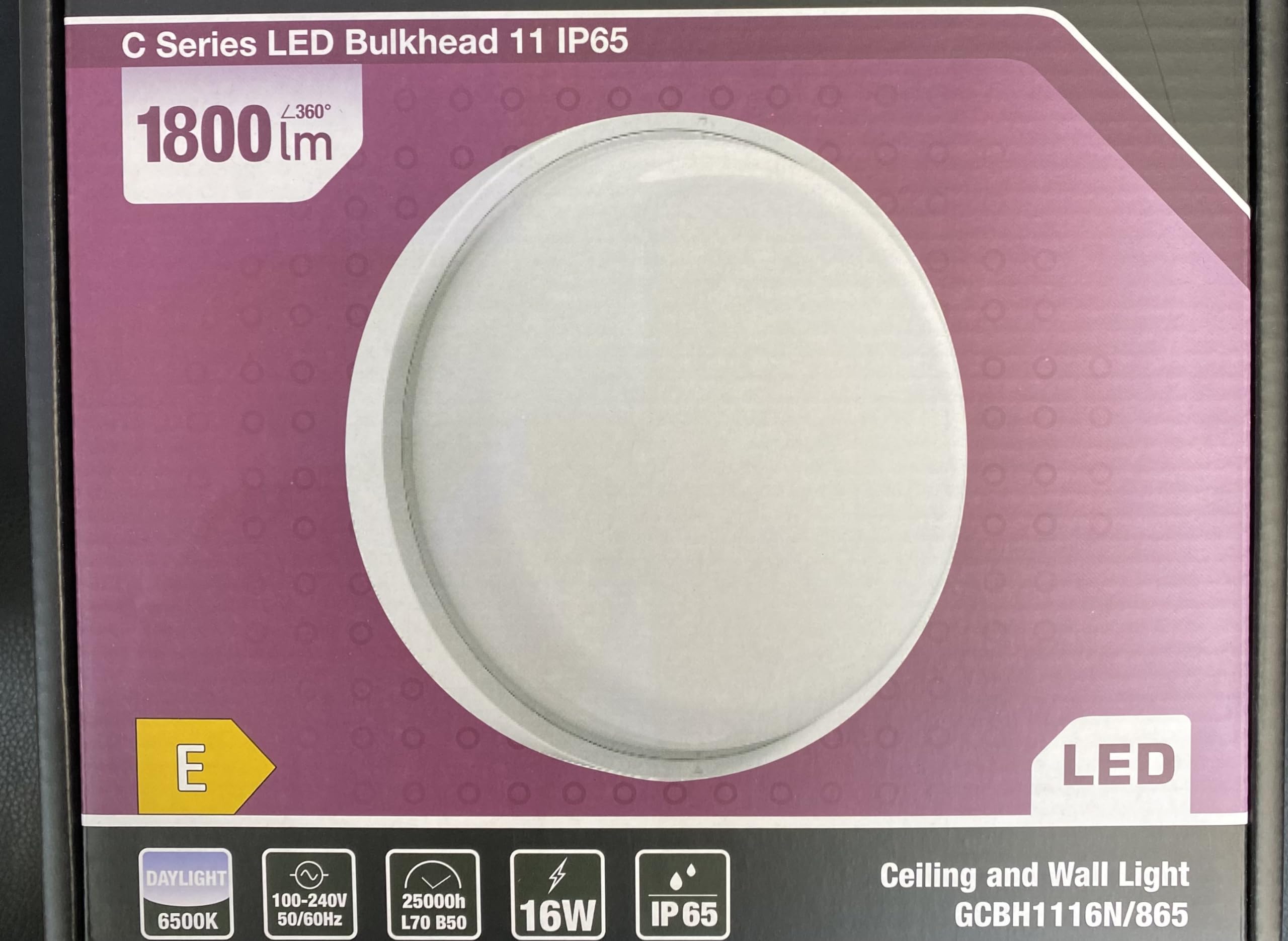 16W Bulkhead Round IP65
