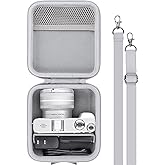 Baval Camera Case Compatible with YIGLLO/Zostuic/Duluvulu/VJIANGER/Gavonde 4K Digital Camera for Photography Auto-Focus Vlogging Camera with 3inch 180° Flip Screen(White Case)