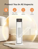 Pelonis 2000W Electric Heater Ceramic Room Fan with 75° Oscillation view 7