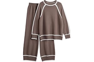 LILLUSORY 2 Piece Knit Lounge Set Womens Matching Sweater Sets