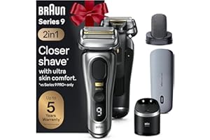 Braun Series 9 PRO+ Electric Shaver, Shaving Kit with 5 Pro Shave Elements and ProComfort Head, SmartCare Center