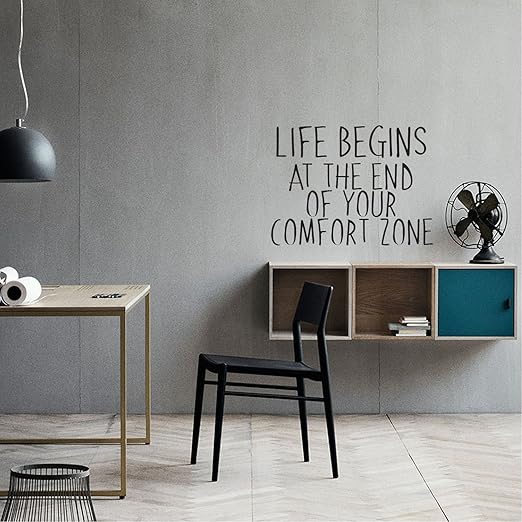 Amazon Com Life Begins At The End Of Your Comfort Zone