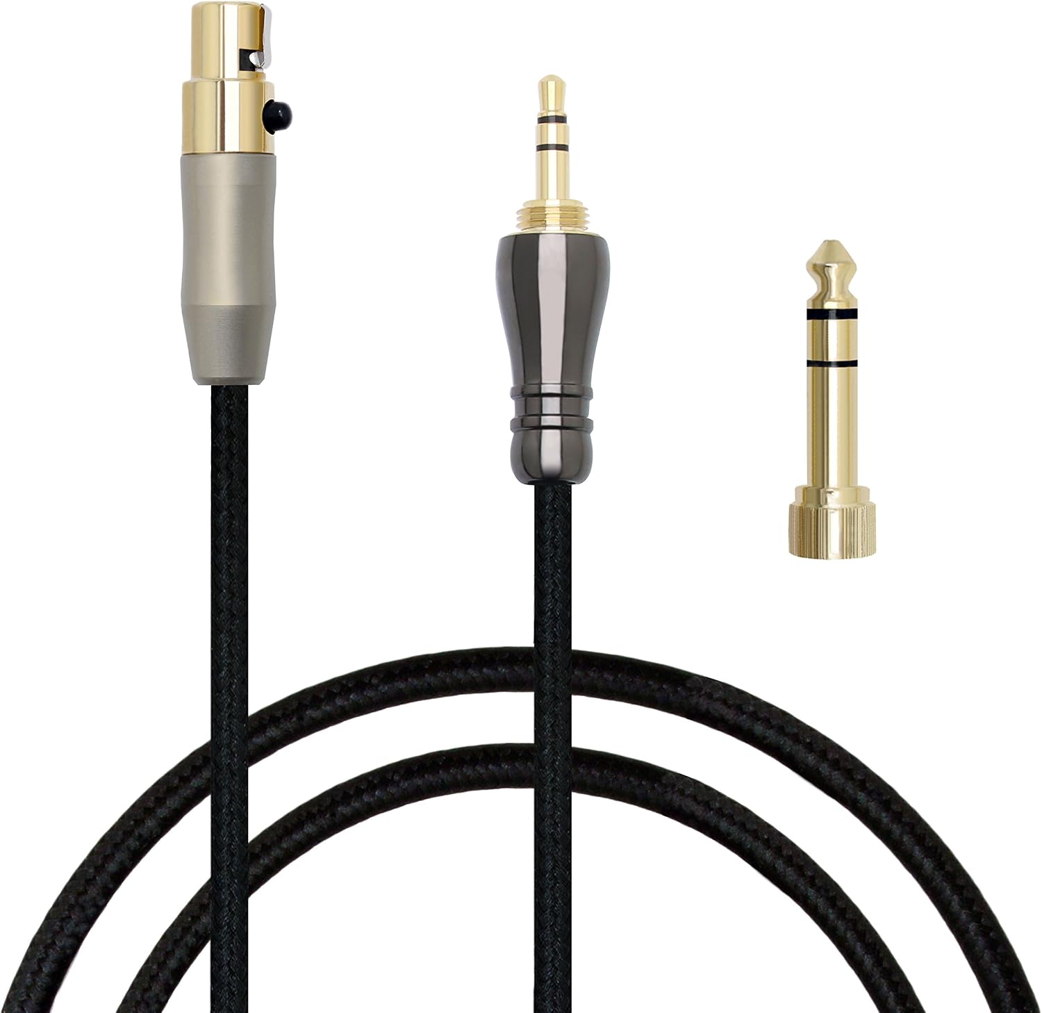 Adaptateur Bluetooth Avec Dac Et Micro Vervangende Audio Upgrade Cable Copatibel Et AKG K240, K240S, K240K II, Q701, K702, K141 Adaptateur Mini XLR AKG