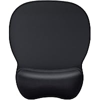 MROCO Ergonomic Mouse Pad with Gel Wrist Support, Comfortable Mousepad with Wrist Rest and Non-Slip PU Base for Pain Relief,