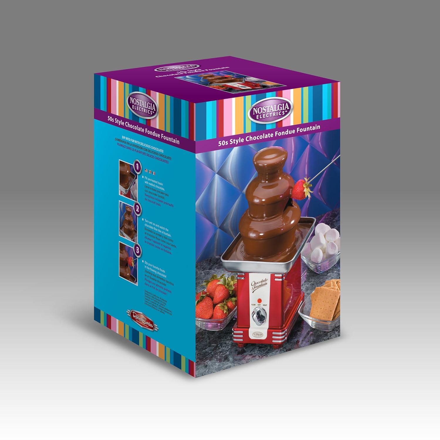 Chocolate Fountains By Chocolate Fondue Fountain Retro Seris 50s