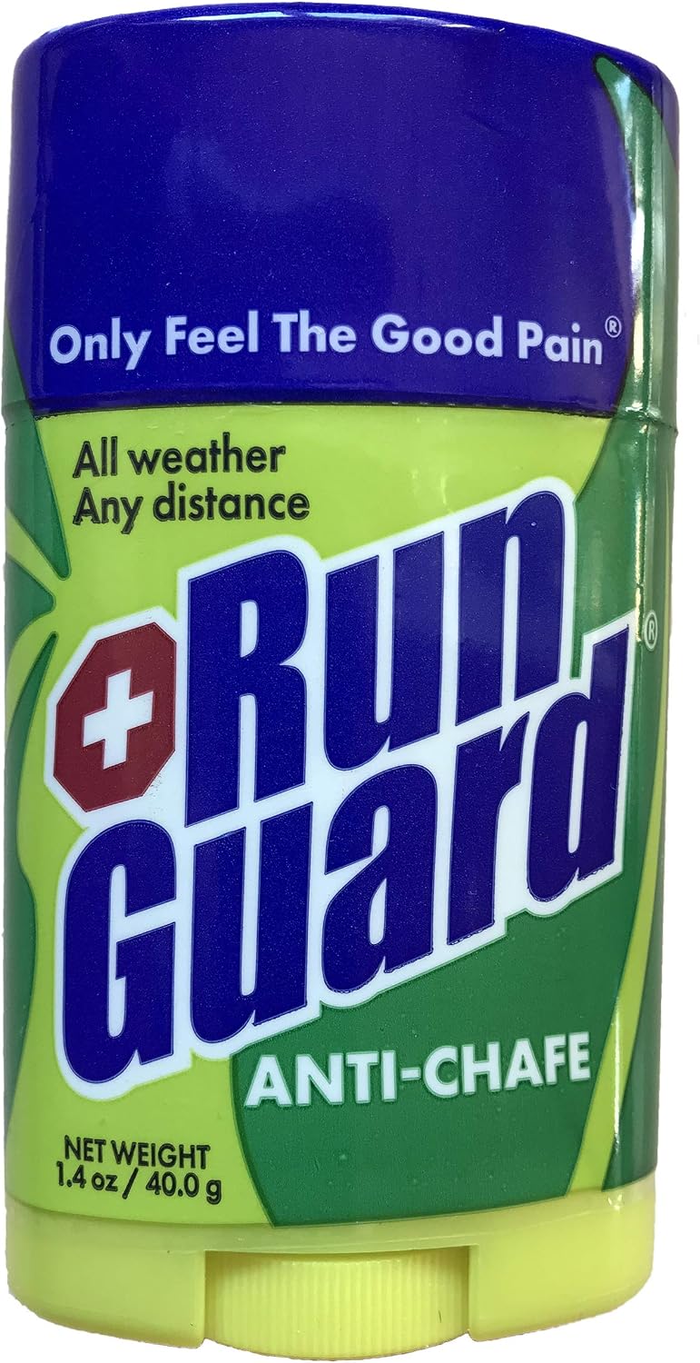 RunGuard - Organic Protective Stick for Skin 40 g, All Natural, 400 g (Confezione da 1)