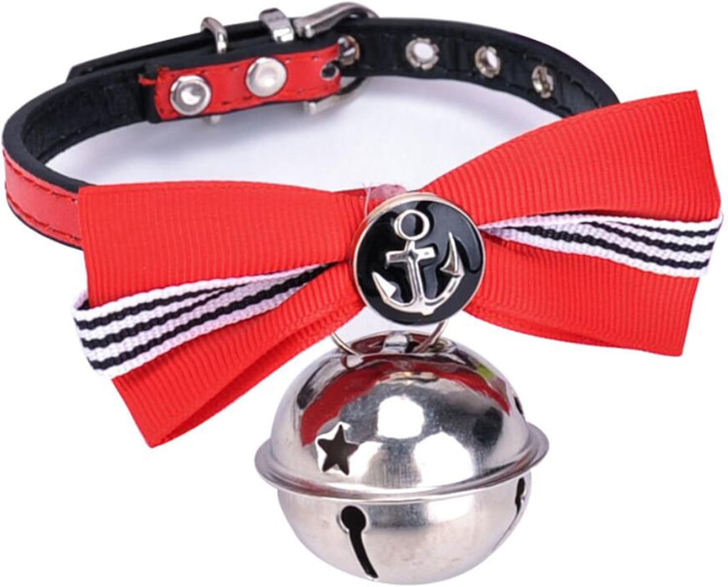 Dog Bells Collar Cat Bells Necklace Teddy Bow tie Collar