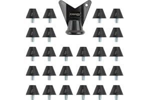Cannon Sports 26 Nylon Cleat Spikes with Wrench – 0.5 Inch Universal Cleat Replacement Studs for Football, Soccer, Lacrosse S