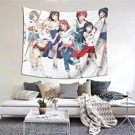 Amazon Co Jp ラブ ライブ 3 北欧ins風背景布 タペストリー 売れ行きがよい 壁掛け リビング かっこいい ベッドルーム 改造する タペストリー インテリア デコレーション 配置 おしゃれ飾り 壁紙 ホーム キッチン