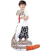 IKASA Giant Snake Stuffed Animal Plush Toy,106" Large Rattlesnake Cute Jumbo Soft Toys,Huge Big Size Fluffy Plushy Fat Plushie,Gifts for Kids
