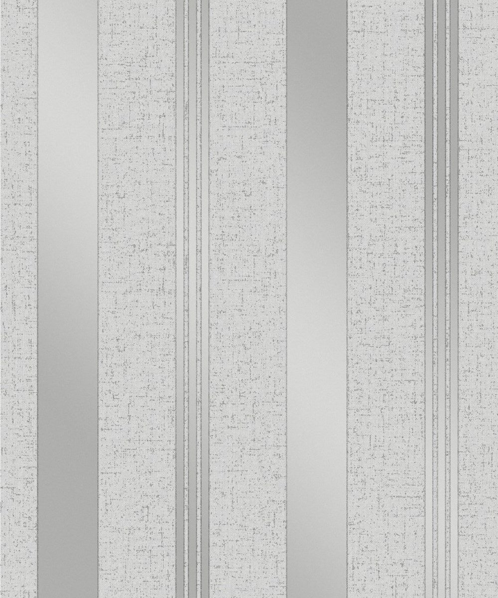 Fine Décor FD41967 Quartz Stripe Wallpaper, Silver