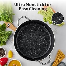 BEZIA 10 Quart Cooking Pot, Large Non Stick