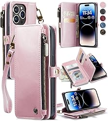 Defencase for iPhone 14 Pro Wallet Case, for iPhone