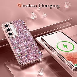 Lafunda for Samsung Galaxy S22 Case Glitter, Luxury