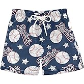 JHKKU Boys Swim Trunks Beach Board Shorts Quick Dry Swimsuit Bathing Suits with Mesh Lining