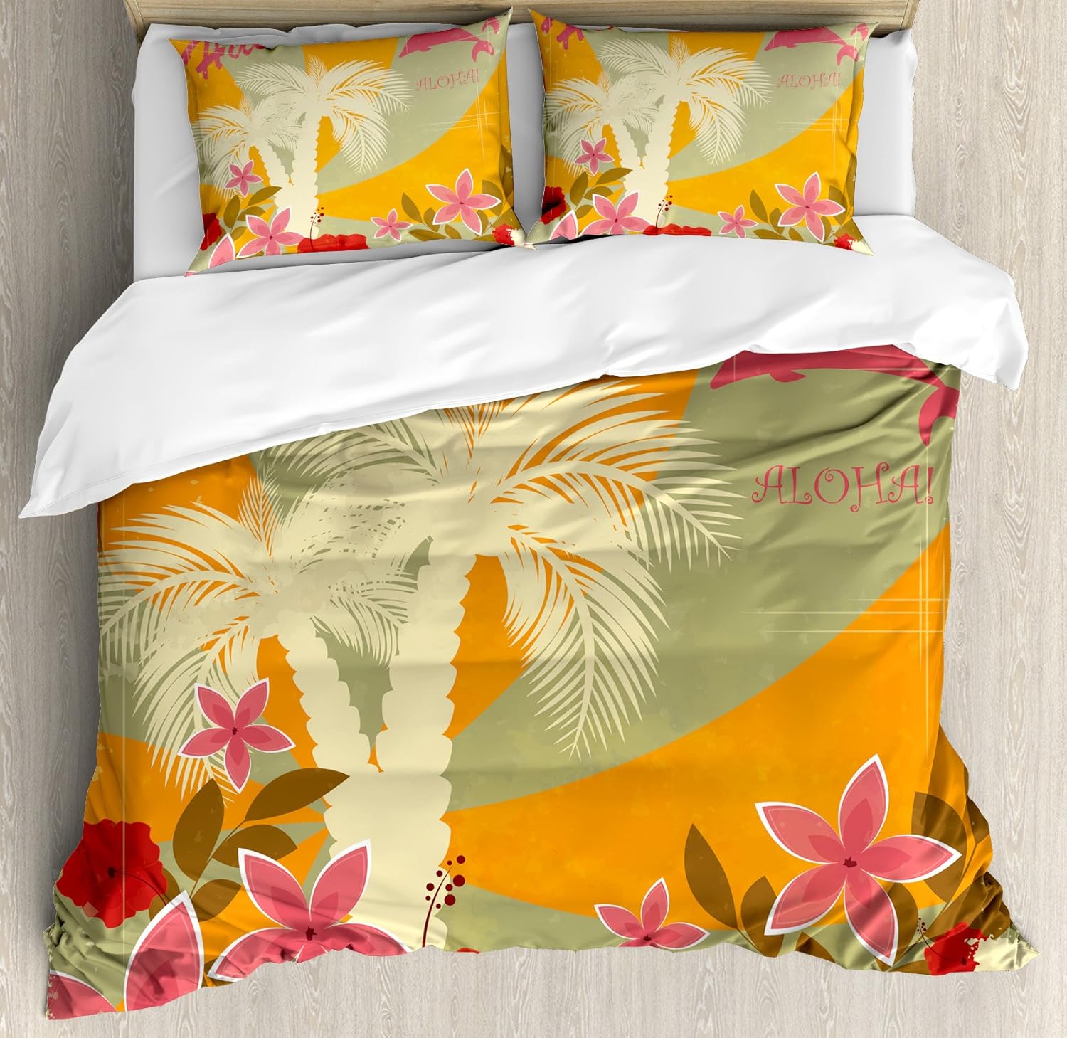 Best Vintage Hawaiian Print Bedding Cree Home