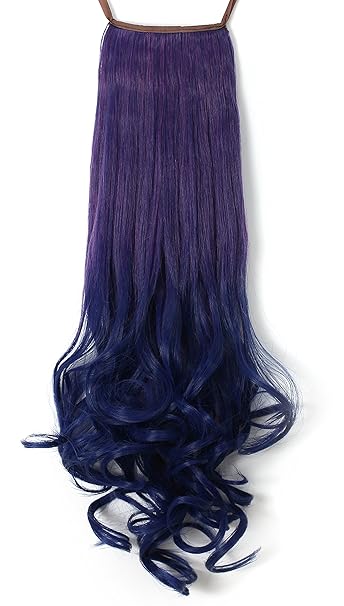 Amazon Com Onedor 20 Curly Dip Dye Color Twotone Ponytail