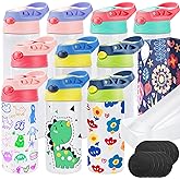 Joyclub 10 Pack Kids Sublimation Tumbler Water Bottle Blanks Insulated Tumbler Stainless Steel Children Sublimation Cups for DIY Craft Heat Press Print