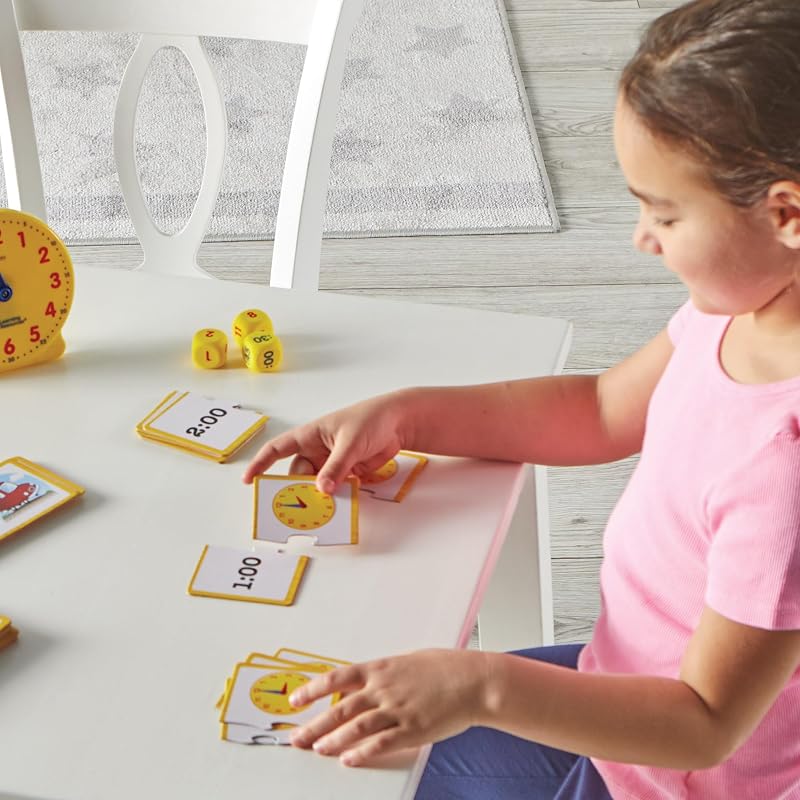 Horloge Éducative Enfant – Kit Lecture de l’Heure Analogique et Numérique – Jeu Montessori 5 Ans+ – Ressources Maternelle & Primaire