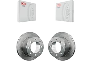 CMX Rear Disc Brake Rotors Pair Replacement For Chevrolet GMC Express 3500 Savana Sierra Silverado HD Classic K8-100577