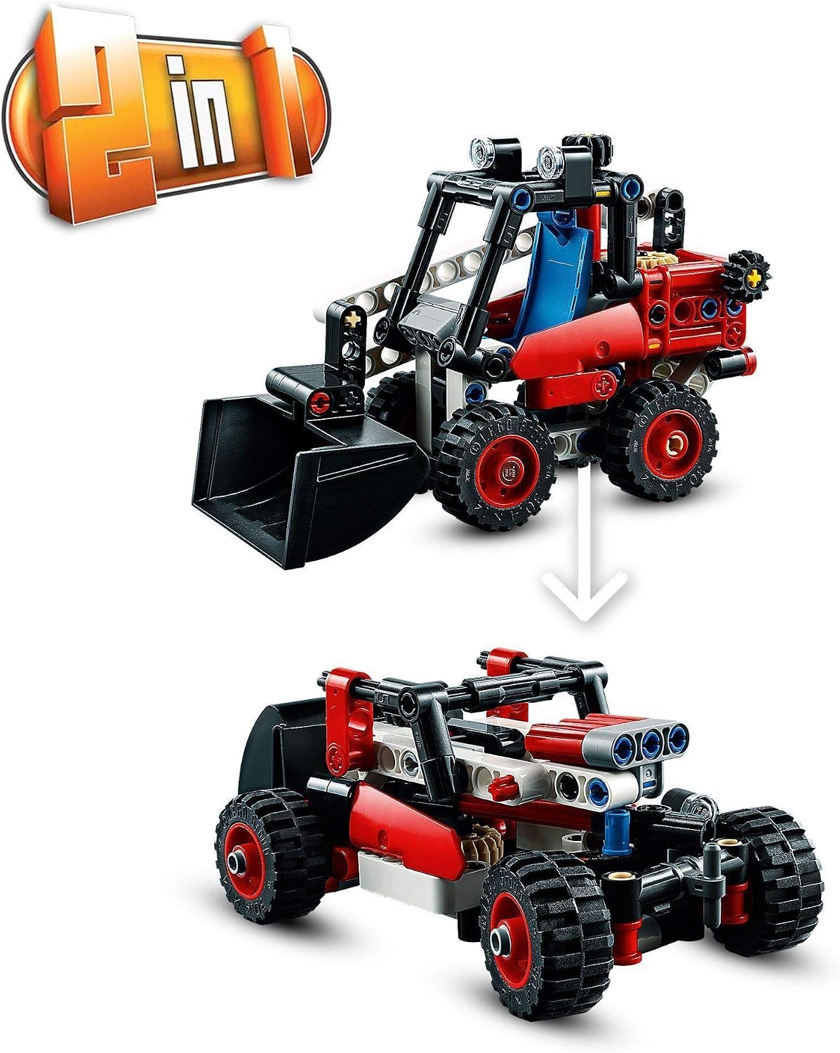 LEGO 42116 Technic Skid Steer Loader, Assorted Colors - Image 4