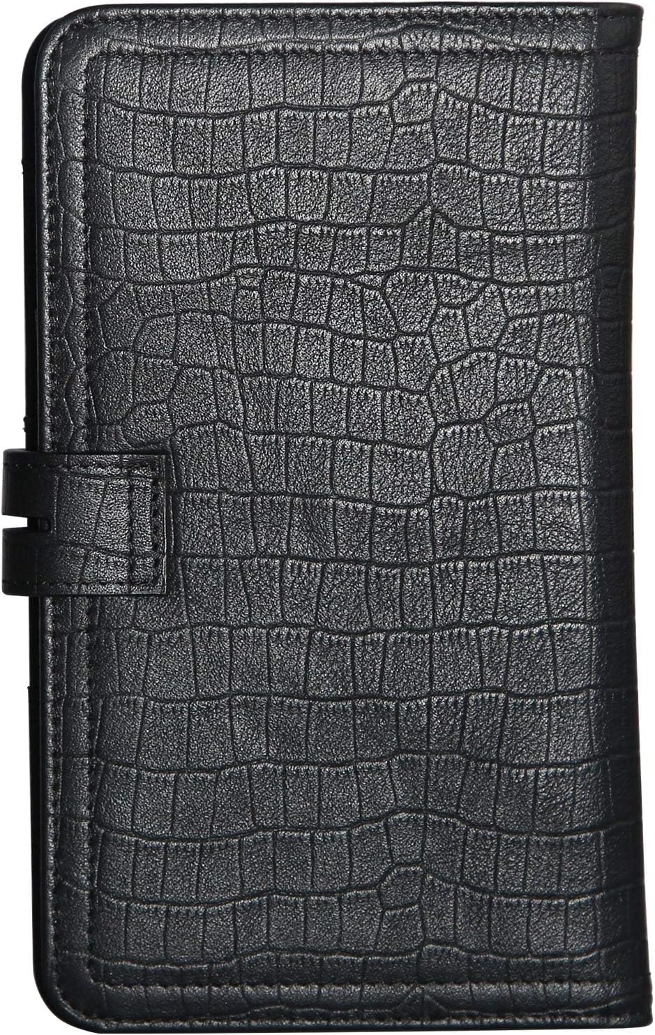 Mens Rfid Blocking Leather Travel Passport Holder Wallet Long Folio Ducument Credit Card Cases Organizer Bifold Wallet New Black