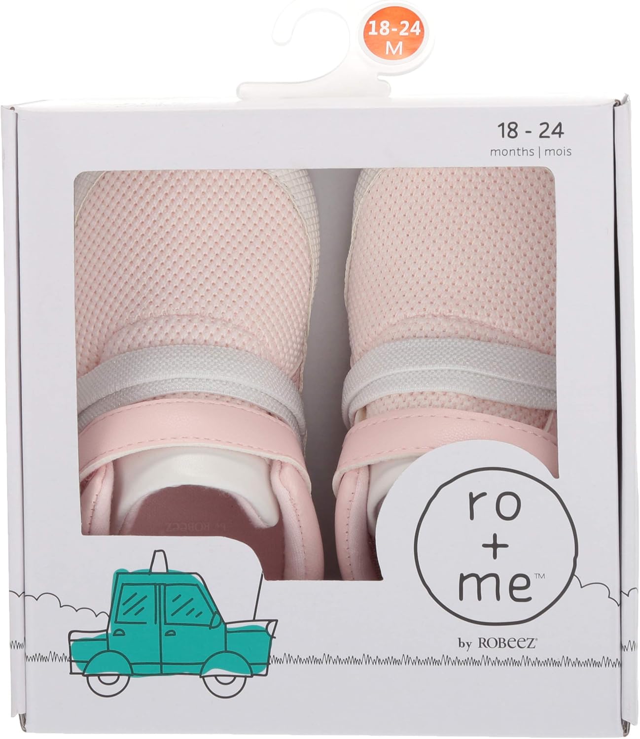  | Ro + Me by Robeez Kids' Jill Athletic Sneaker Crib Shoe | Sneakers