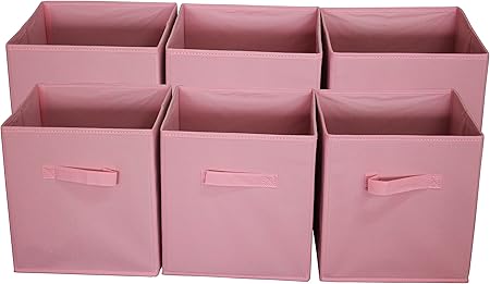 Amazon Com Sodynee Fba Scb6pi Foldable Cloth Storage Cube Basket