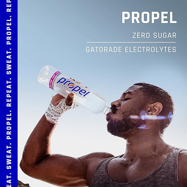 PROPEL, KIWI STRAWBERRY, ZERO CALORIE SPORTS DRINKING WATER WITH ELECTROLYTES AND VITAMINS C&E, 16.9 FL OZ (12 COUNT)