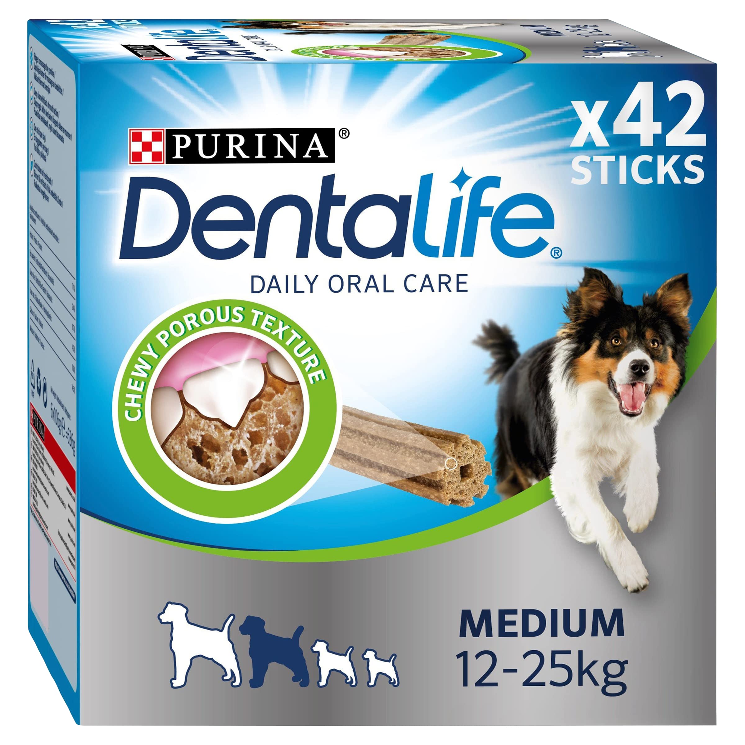 DENTALIFE Medium Dental Chicken Dog Chews 42 Sticks