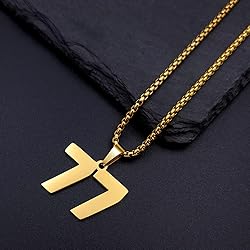 MUERDOU Number Necklace for Athletes Number Chain
