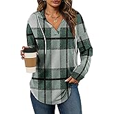 Bofell Womens Fashion Tops Hoodies for Women Pullover Oversized Sweatshirts Long SLeeve Shirts Loose Fit