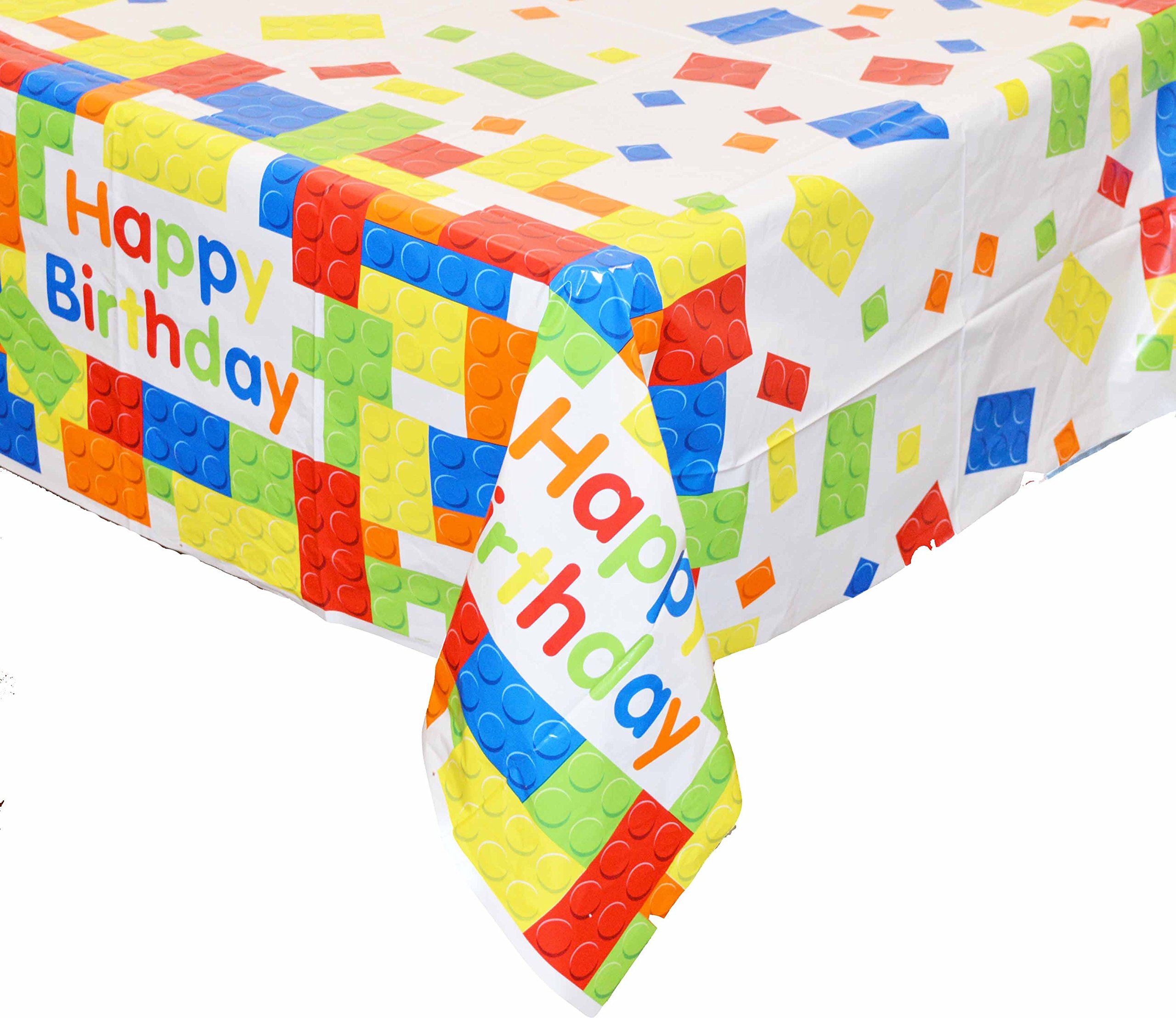 Lego Theme Birthday Party Supplies for 8 Plates, Cups, Napkins