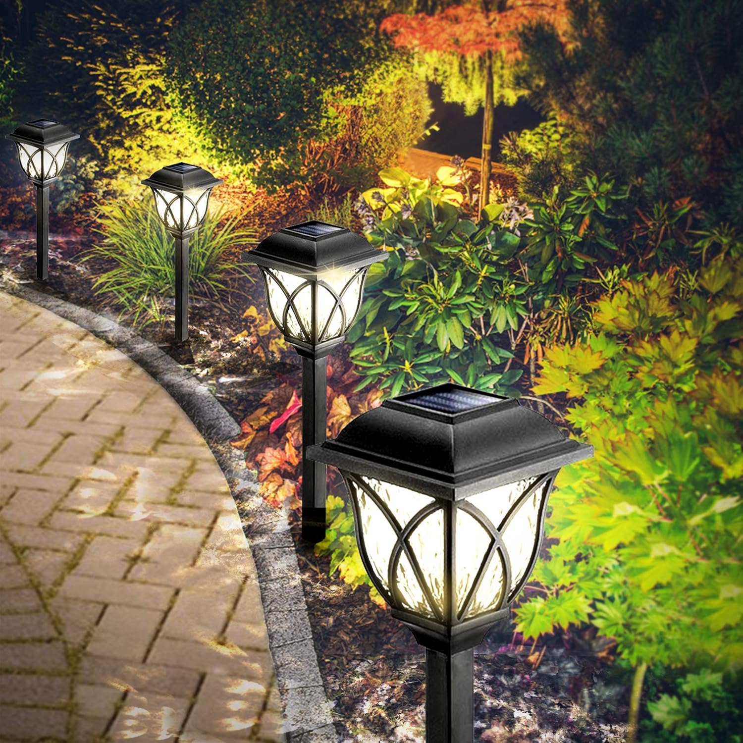 Solarleuchten Garten 6 Stuck Led Warmweiss Solar Gartenleuchte Fur Aussen Mit Ip44 Wasserdicht Gorvitor Solar Wegeleuchte Dekorative Licht Solarlampen Fur Aussen Garten Landschaft Rasen Gehweg Amazon De Beleuchtung