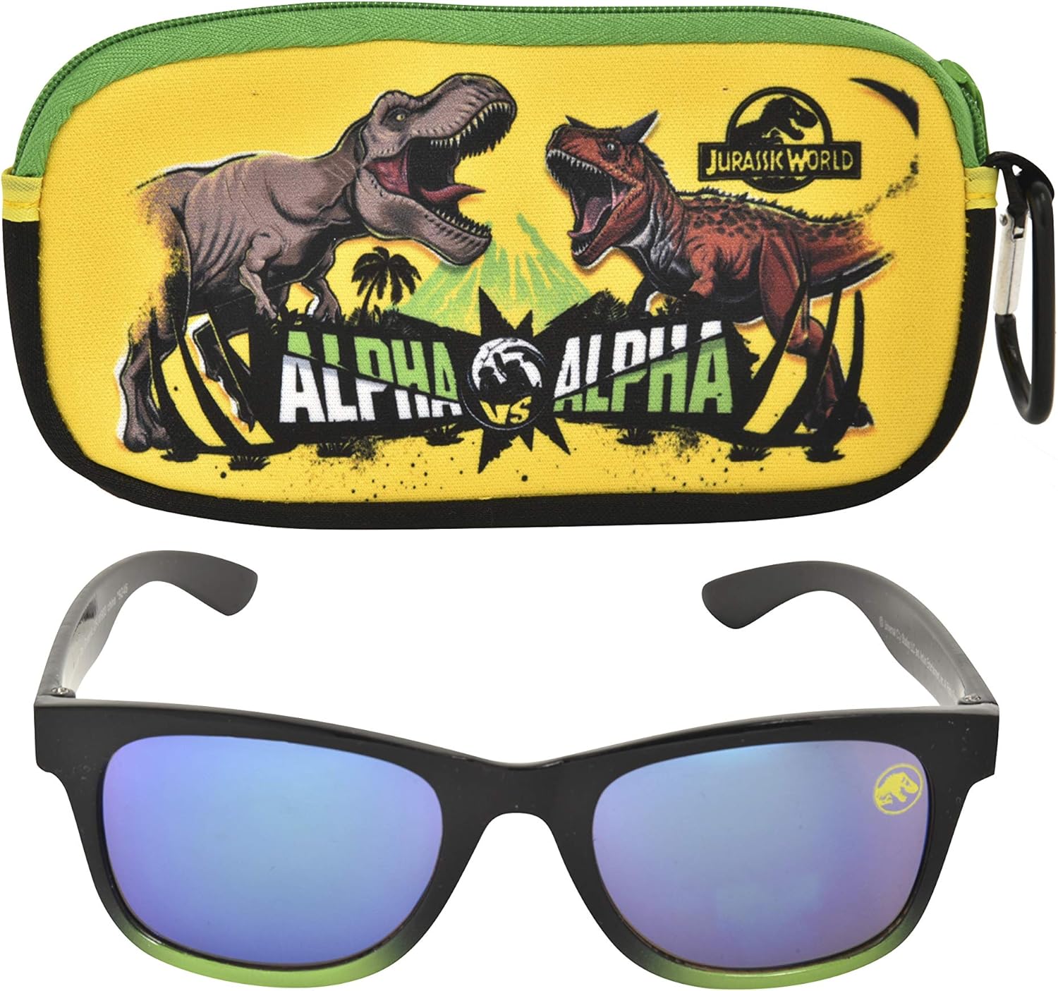 Jurassic World Kids Sunglasses with Kids Glasses Case